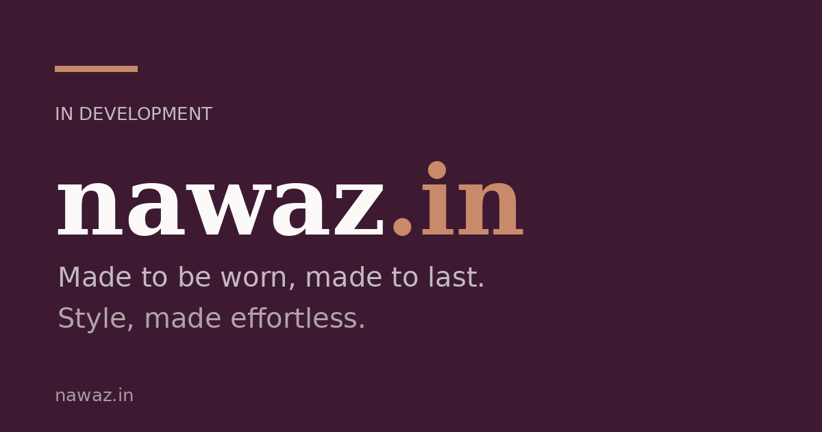 Link preview image for nawaz.in